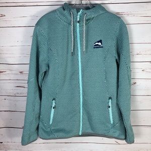 Women’s Snowshoe Resort Green/Gray Chevron Jacket